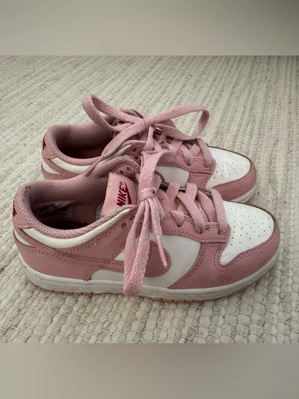 NIKE Girls Pink Sneakers - Size 13.5